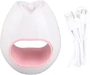 Mini Nail Dryer Lamp USB Portable Single Finger Gel Nail Curing Lamp Manicure Tools for Home Use (White)