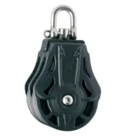 Wichard Double plain bearing block - Sheave 55 - Swivel head