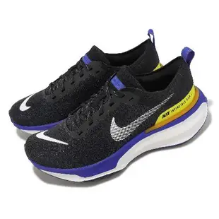 Nike 慢跑鞋 Zoomx Invincible Run FK 3 黑 黃 藍 男鞋 針織 運動鞋 DR2615-003