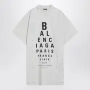 [Balenciaga] Optical White Oversized T-shirt 4 White