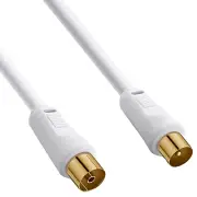 TV Aerial Ariel Cable Coaxial Extension Lead Freesat Recorder Male to Female Plu