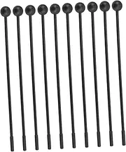 SUPVOX 10pcs Plastic Drum Hammer Mallets Long Handle Xylophone Sticks for Boys and Girls Musical Instruments Accessories Percussion Tools