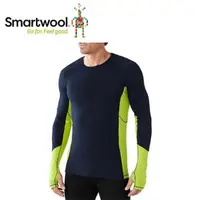 在飛比找松果購物優惠-美國 SmartWool 男Phd機能輕量長袖衫《深海軍藍》