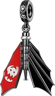 [GNOCE] How to Train Your Dragon Toothless Flapping Wings & Tail-wagging Pendant Dangle Charm Fit Bracelet/Necklace for Women Girls Wife Daughter Fans