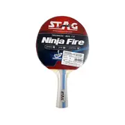 Stag Advanced Ninja Fire Table Tennis Racquet | ITTF Approved | Advanced Training Series | Pro Custom Designed Grip Paddle