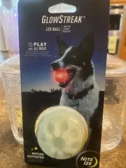 Dog Toy Nite Ize GlowStreak Wild LED Ball - Disc-O Fetch
