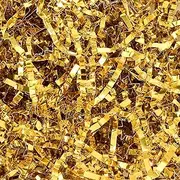 Mauproy 5oz Gold Crinkle Cut Paper Shred Filler, Gift Boxes Baskets Bags Filling Grass Confetti Stuffing for Bridesmaid Engagement Birthday Wedding Graduation