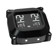 Waterproof Wireless Motorcycle TPMS Tire Tyre Pressure Monitor System+2 Sensors