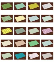 Ambesonne Fabric Place Mats Set of 4 Dining and Kitchen Table