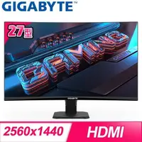 在飛比找PChome24h購物優惠-Gigabyte 技嘉 GS27QC 27型 165Hz 2