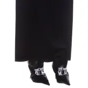 Witch Shoe Covers Ladies Witches Halloween Fancy Dress Costume Accessory