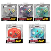 Retro-Bit Tribute64 N64 Wired Controller - Classic Grey