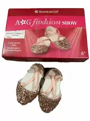 American Girl Frosty Frills sparkle flat shoes