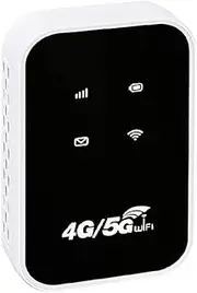 Snblzhef 4G LTE WiFi Router Wireless 150Mbps Hotspot with SIM Card Slot Chip Portable Modem Mini Mobile Hotspot Plug & Play