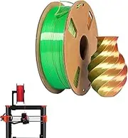 Pretg 3D Printing - Matte Pla Filament, Carbon Fiber Filament | 25. Bubble Fre, Tri-Color 1.75mm 3D Priinting - Printer Accessories, No-Tangling for 3D Prinnting