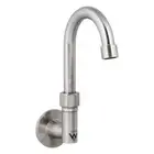 3Monkeez Stainless Steel Wall Elbow with Gooseneck Swivel Spout - 7" Spout - ...