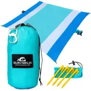 Sand Proof Beach Blanket - Sand Free Beach Mat, Lightweight & Quick Dry Beach...