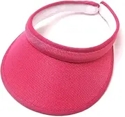 [Artist Unknown] NA Woman Man Summer hat Fashion Solid Baseball Cap Outdoor Sun hat Unisex Casual Empty top hat HotPink