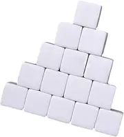 ibasenice Funny DIY Dice Set 30pcs 16mm Square Blocks Acrylic Cubes for Game Safe Toy