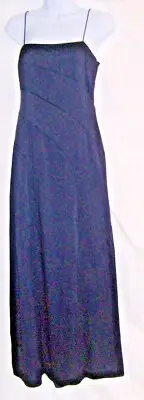 Ann Taylor Size 0 Midnight Blue Bias Cut Formal Dress