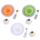 E27 Fan Lamp with Remote & E27 Lamp Holder Ceiling Light for Home Night Markets