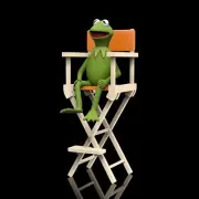UNPAINTED Muppet Show Kermit Frog 3D Printed Model Kit 9" Tall (8-23)