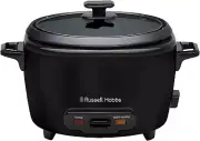 Russell Hobbs Turbo Rice Cooker, RHRC20BLK, 10 Cup Uncooked Rice Capacity (Ma...