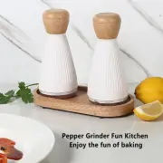 2pcs Manual Pepper Grinder Salt And Pepper Mill Multi-Purpose Kitchen