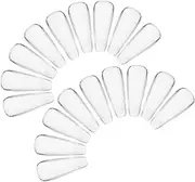 minkissy Long Trapezoidal Design Nail Polish Display Stand Pcs Glass Crystal Nail Art Cards Palette