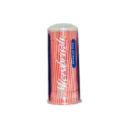 Microbrush MRS400 Tube Series Bendable Micro Applicators Regular Peach 400/Pk