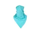 Half Face Mask Neck Gaiter Scarf Dust & Sun UV Protection Multi-functional Blue