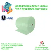 Biodegradable Green Bubble Film Wrap 500mm x 100m - Eco Friendly - Recyclable