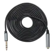 6.35mm 1/4" TRS Male to Female 9.8 Feet Stereo HiFi Cord Audio Aux Jack Cable