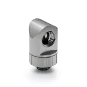 Bitspower Artemis Rotary 90-Degree Extender, Platinum Grey