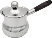 Ｂｅｓｇａ Turkish Coffee Pot Melting Chocolate Pot Milk Frothing Multifunctional Long Handle with Lid Coffee Kettle Butter Melting Jug, A
