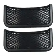 2pc Car Storage Pocket Elastic Net Seat Back Holder Organizer Bag Camper Caravan