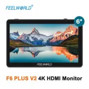 New FEELWORLD F6 PLUS V2 6" IPS on Camera DSLR Field Monitor 3D LUT Touch Screen