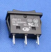 1pc JD03-F1 30A IN-OUT Rocker Switch 3 Pins 3 Positons Double Side Momentary