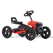 Berg Jeep Rubicon Buzzy Kids/Children's Pedal Go Kart Red 2-5y