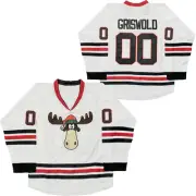 Clark #00 Griswold Movie Hockey Jerseys X-Mas Christmas Vacation Mens Jersey ...