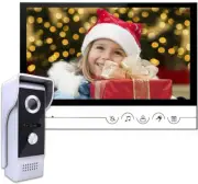 Wired Video Doorbell Intercom System, 9 Inches Monitor Video Doorbell Door Phone