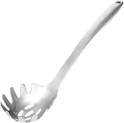 UTHCLO Stainless Steel Spaghetti Server Spoon Noodle Colander for Kitchen Use Multipurpose Pasta Spoon for Filtering Soups and Serving Noodles