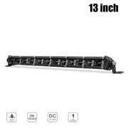 13" Ultra Slim LED Work Light Bar 6D Spot Flood Driving for UTV Offroad Boat SUV