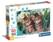 Clementoni Kitten Cats Super Color Puzzle 60 Parts From 4J. Children's Jigsaw