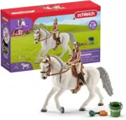 Schleich Horse Club Lipizzaner Mare Horse and Rider Figurine Playset - Realistic