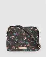 Print Karen Plate Crossbody Bag