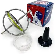 TEDCO Original Gyroscope/Nostalgic Pak - Silver Spinning Top - Physics Science Kit - Kid, Child