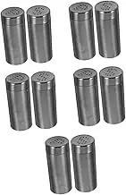 VANZACK 5sets 2pcs Seasoning Shaker Durable Kitchen Condiment Dispenser for Salt Pepper Spices for Use Bbqs Picnics and Camping 2pcs*5