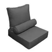 Pipe Trim Medium 24x26x6 Deep Seat Back Rest Bolster Insert Slip Cover Set AD003