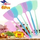 6Pcs Home Large Fly Swatter Swat Insect Killer Wasp Bug Mosquito Plastic Catcher